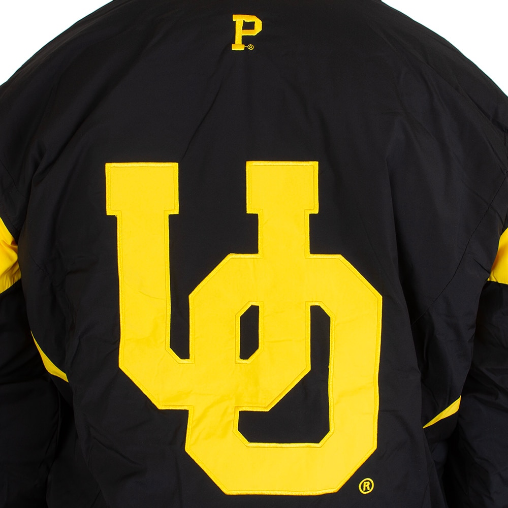 Interlocking UO, Black, Coat/Jacket, Polyester, Men, Portland Gear, Legacy, Anorak, 1/4-Zip, 986748